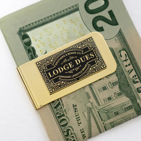 Masonic Money Clip - Lodge Dues
