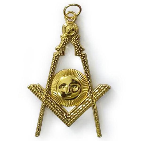 Senior Deacon Blue Lodge Officer Collar Jewel - Gold Metal