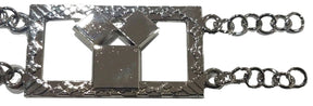 Master Mason Blue Lodge Hatband - Silver Jeweled