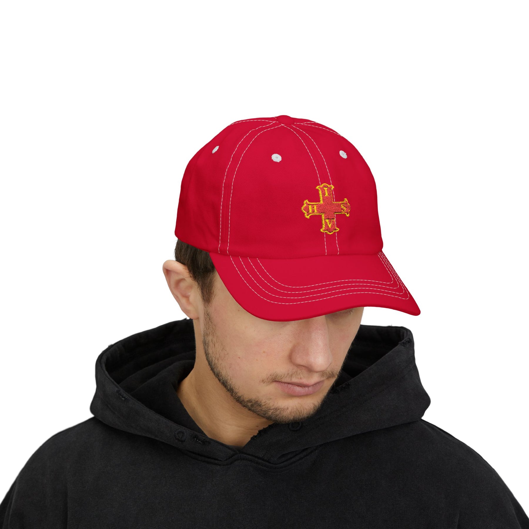 Red Cross of Constantine Baseball Cap - Cotton Various Colors - Bricks Masons