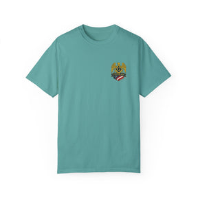 Master Mason Blue Lodge T-Shirt - Veteran Mason Garment-Dyed Tee - Bricks Masons