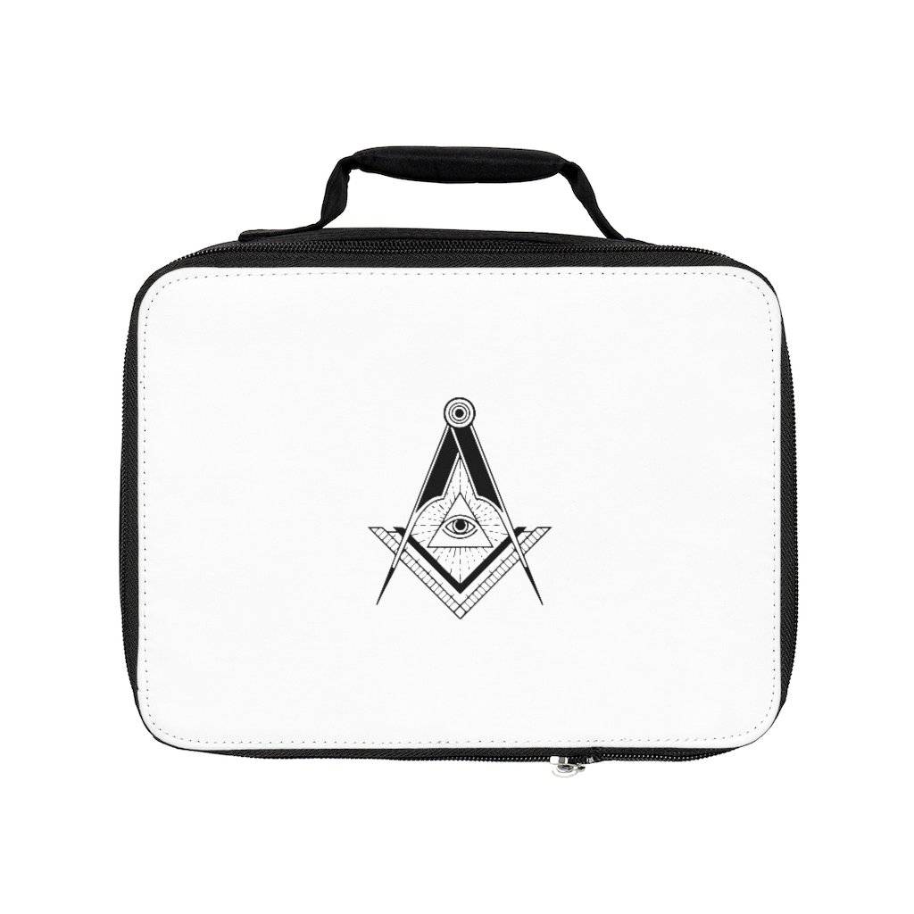 Master Mason Blue Lodge Lunch Bag - Square & Compass All Seeing Eye