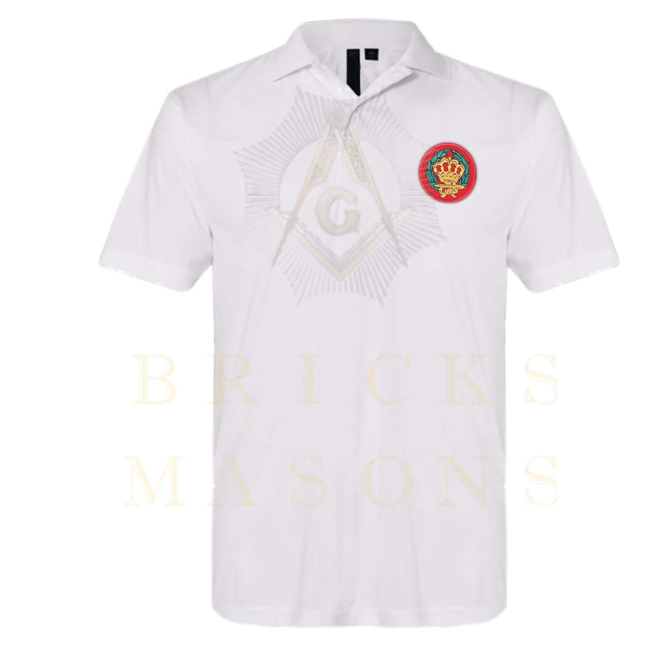 Order of the Amaranth Polo Shirt - Various Colors - Bricks Masons