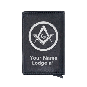 Master Mason Blue Lodge Wallet - Various Colors - Bricks Masons