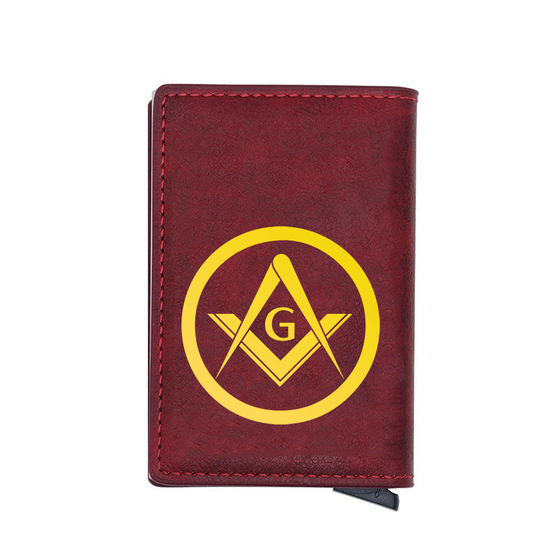 Master Mason Blue Lodge Wallet - Various Colors - Bricks Masons