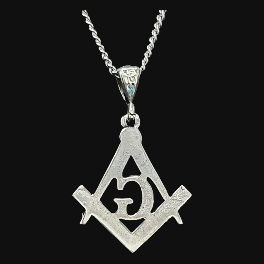 Masonic Pendant Master Degree in 925 Silver 2.5 cm 4.5 gr Art 52 - Bricks Masons