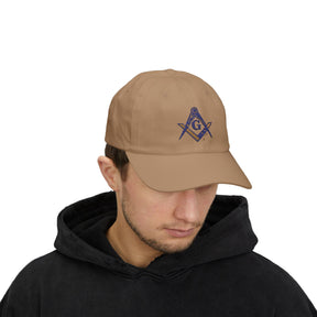 Master Mason Blue Lodge Australia Jurisdiction Baseball Cap - Australia Flag Square & Compass G - Bricks Masons