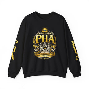 Master Mason Blue Lodge Sweatshirt - Prince Hall Affiliated Square & Compass G & Eye