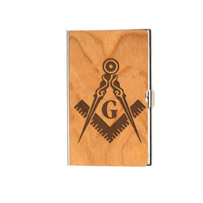 Master Mason Blue Lodge Card Holder - (RFID Protection) - Bricks Masons