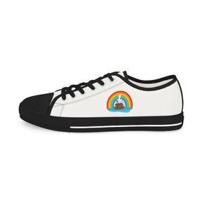 Royal Ark Mariner Sneaker - Low Top Sneaker Black & White Colorful Emblem - Bricks Masons