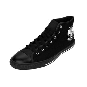 32nd Degree Scottish Rite Sneaker - Wings Down High-top Black & White