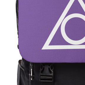 LOCOP Backpack - Purple Resistant Fabric With Adjustable Straps - Bricks Masons