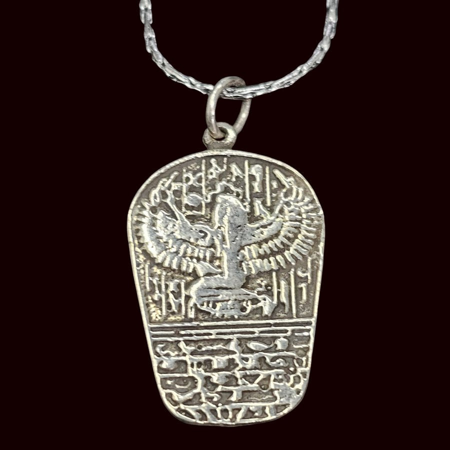 Isis Medal in Silver 3.5 x 2 cm 7 g Art 691 - Bricks Masons
