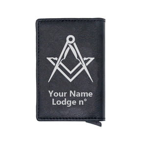 Master Mason Blue Lodge Wallet - Various Colors - Bricks Masons