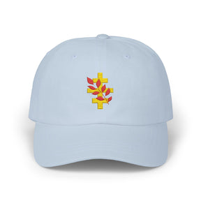 Red Branch of Eri Baseball Cap - Cotton Red & Gold Emblem Various Colors - Bricks Masons
