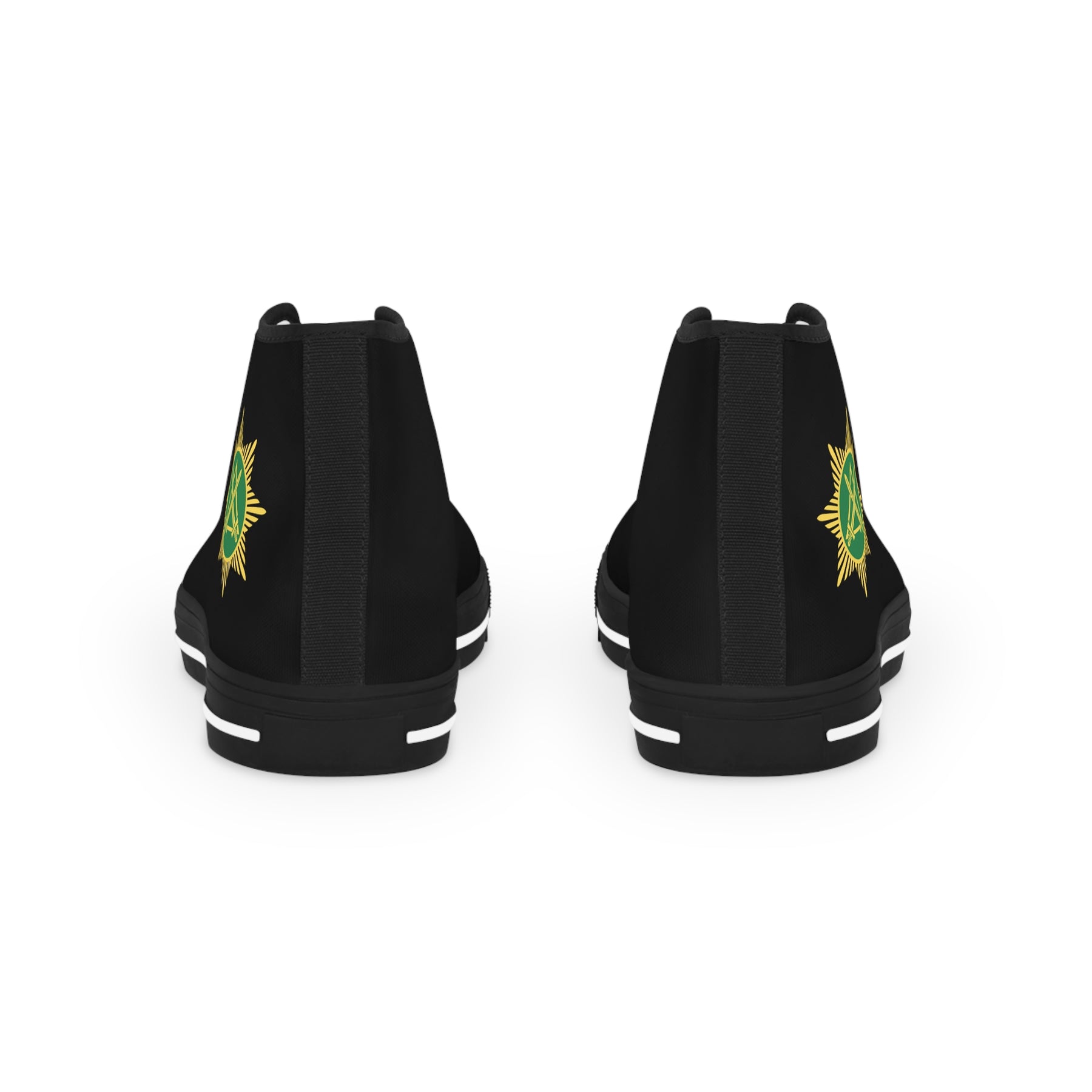 Knight Masons Sneaker - High Top Black & White - Bricks Masons