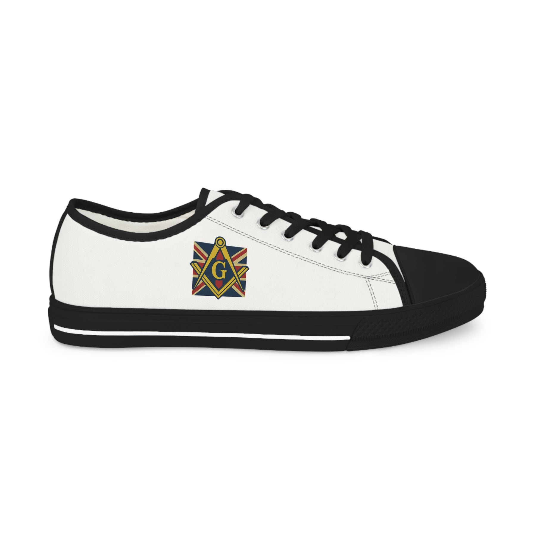 Master Mason Craft Sneaker - Low Top Sneaker Black & White S&C G - Bricks Masons