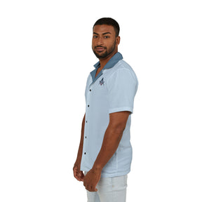 Men's Hawaiian Camp Shirt (AOP) - Bricks Masons