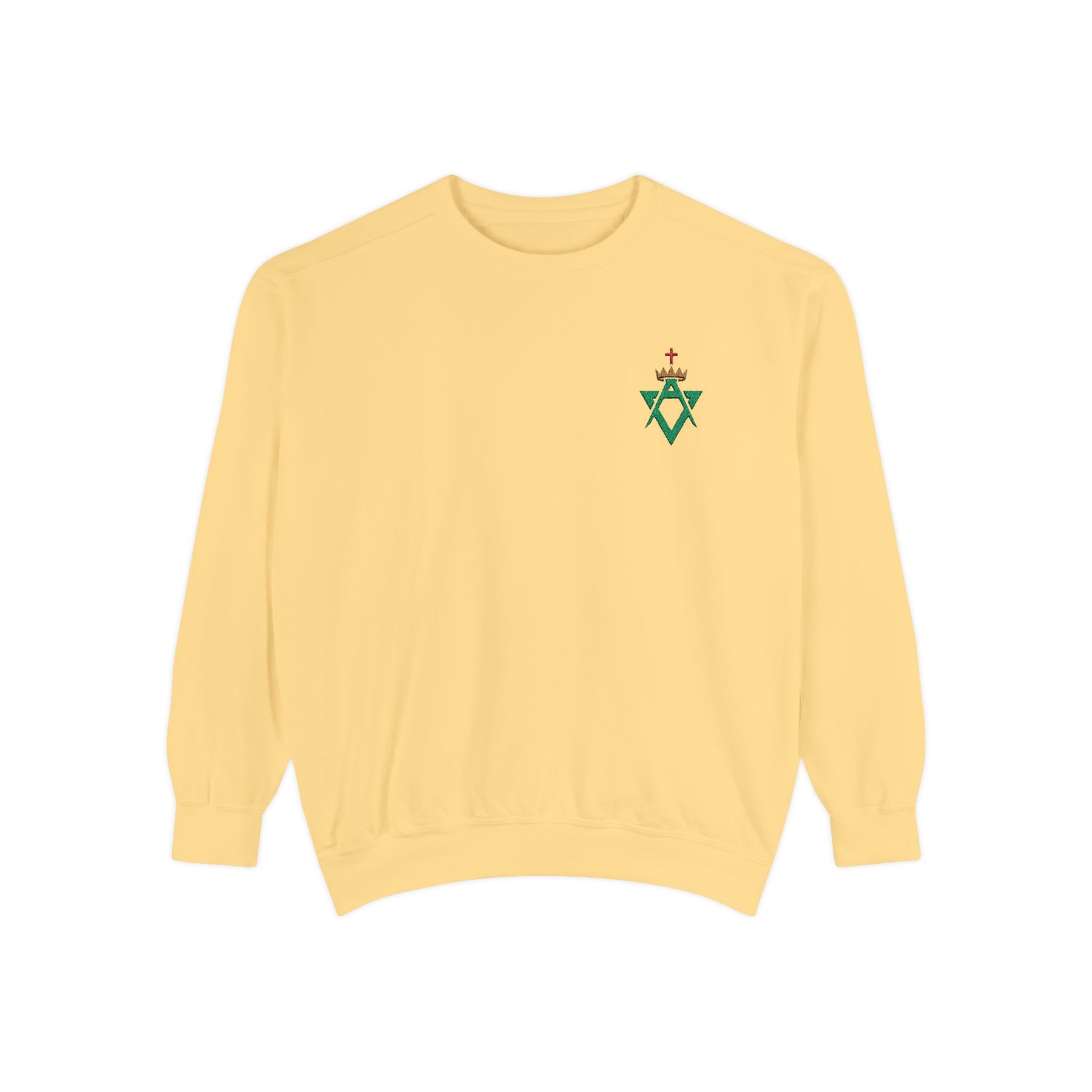 Allied Masonic Degrees Sweatshirt - Embroidered AMD Crest - Bricks Masons