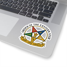 OES Sticker Decal - Kiss-Cut Light Love Loyalty - Bricks Masons