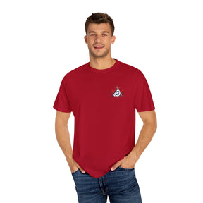 Master Mason Blue Lodge Canada Jurisdiction T-Shirt - Garment-Dyed Tee - Bricks Masons