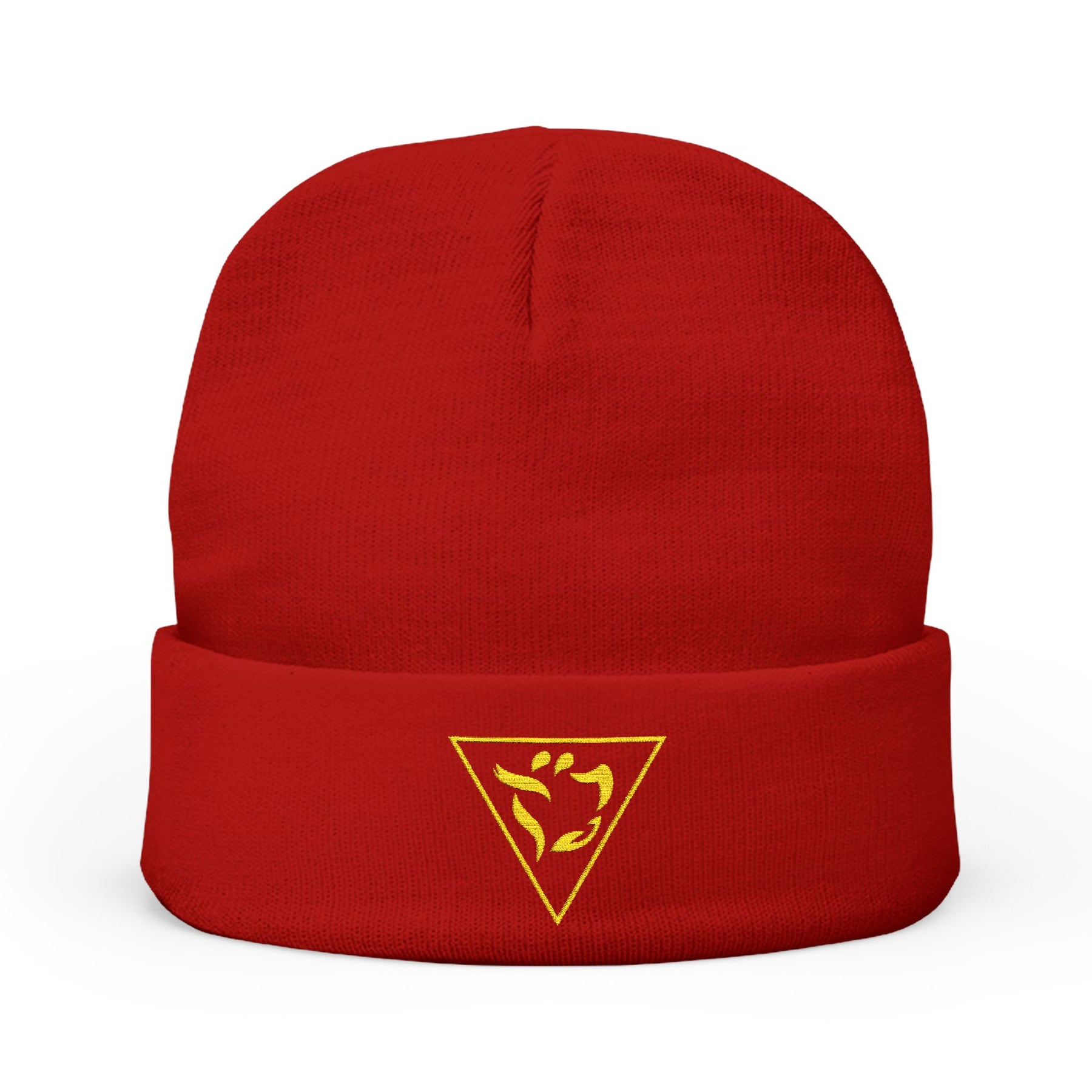 Grand Tiler of Solomon Beanie - Knit Embroidery Various Colors - Bricks Masons