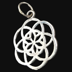 Seed of Life Pendant, Kabbalah Silver, 2.5g, 2cm, Art. 926 - Bricks Masons