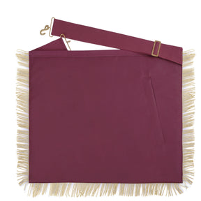 95th Degree Memphis Misraim Regalia Set - Burgundy & Gold Hand Embroidery