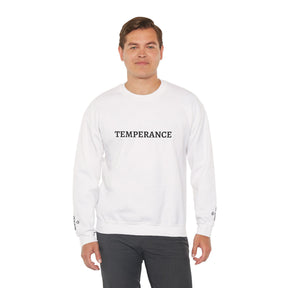 Entered Apprentice Blue Lodge Sweatshirt - Temperance Front & Sleeves Embroidery - Bricks Masons