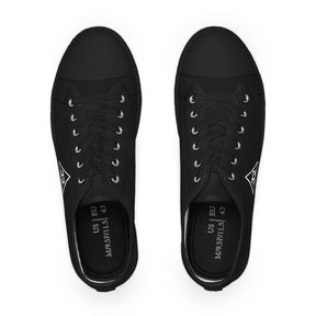 32nd Degree Scottish Rite Sneaker - Low Top Black & White