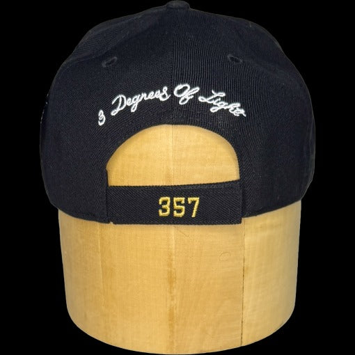 Master Mason Blue Lodge Baseball Cap - Golden Thread Embroidery 2B1 ASK1 - Bricks Masons