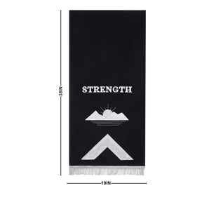 Officers Blue Lodge Pedestal Cover - Set of 3 Strength Beauty Wisdom