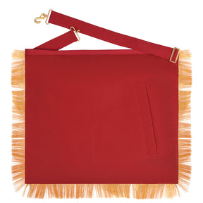 Master Mason Blue Lodge Regalia Set - Red & Golden Braid & Fringe