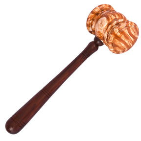 Masonic Gavel - Brown Handcrafted Wood - Bricks Masons