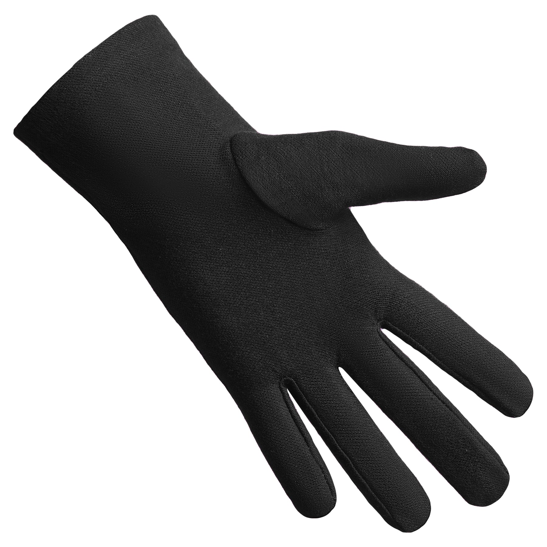 Master Mason Blue Lodge Glove - Black Cotton - Bricks Masons