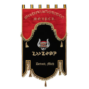 Grotto Banner - Machine Embroidery