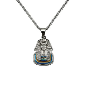 Ancient Egypt Pendant - Zinc Alloy With Sparkling Zircon - Bricks Masons