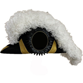 Grand Commander Knights Templar Chapeau - All White Plumes