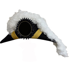 Past Commander Knights Templar Chapeau - All White Plumes