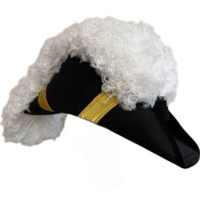Eminent Commander Knights Templar Chapeau - All White Plumes - Bricks Masons
