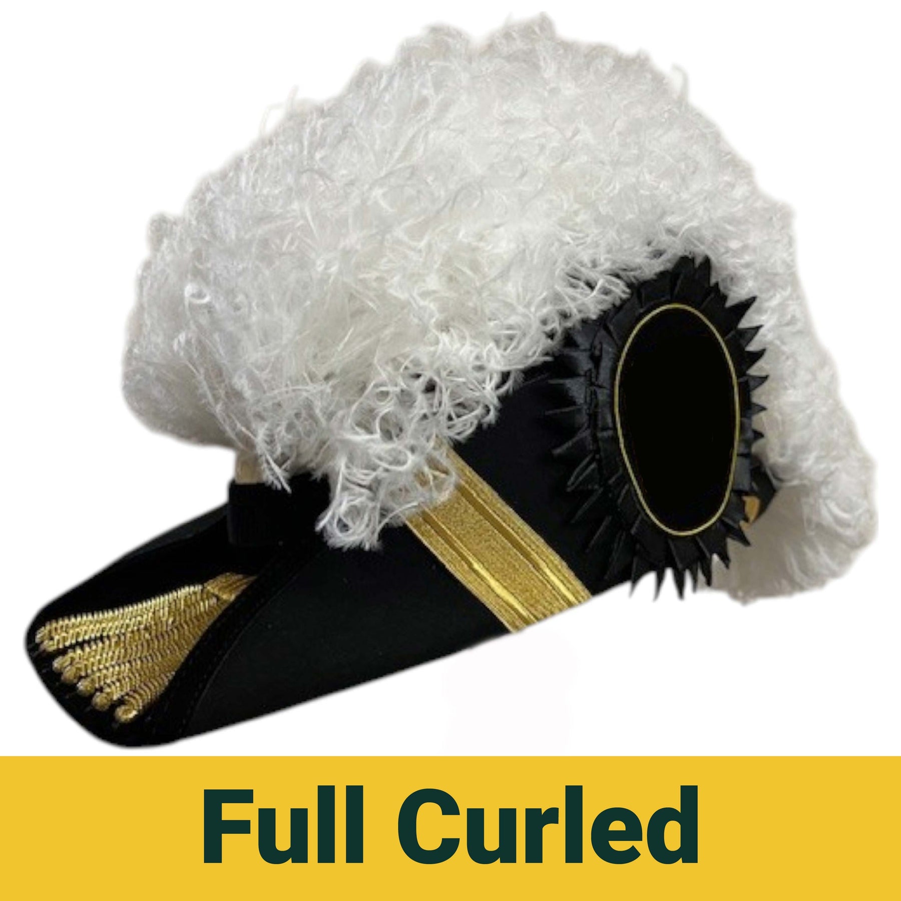 Past Grand Commander Knights Templar Chapeau - All White Plumes - Bricks Masons