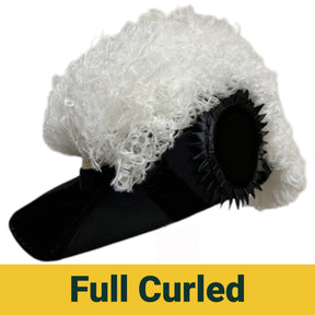 Line Officer Knights Templar Chapeau - All White Plumes