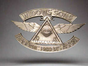 Widows Sons Pin - Eye Of Providence With Wings Masonic Bikers ASSN