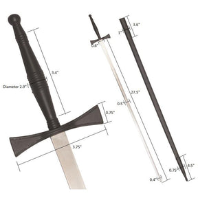 Masonic Sword - Black Hilt and Black Scabbard