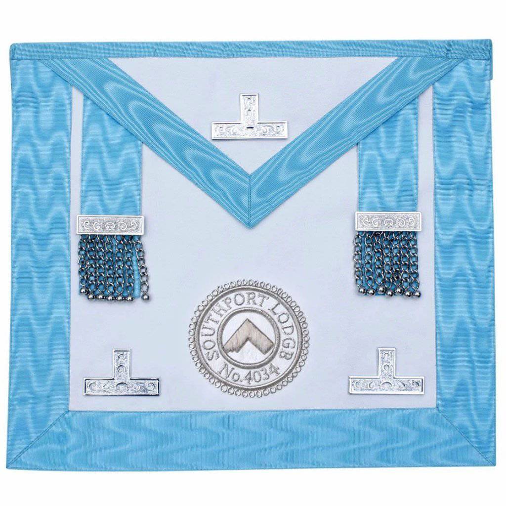 Worshipful Master Craft English Regulation Apron - Moire