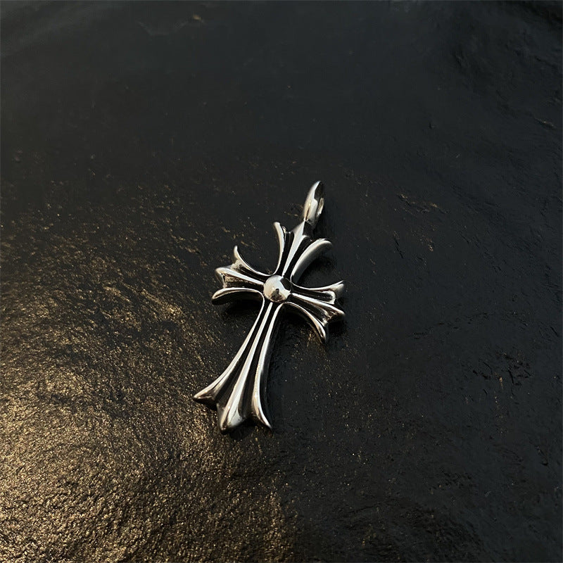 Knights Templar Commandery Pendant - Silver Cross Pendant - Bricks Masons