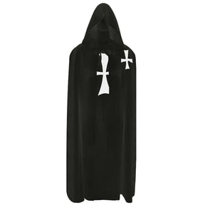 Knights Templar Commandery Cloak - White & Black Polyester