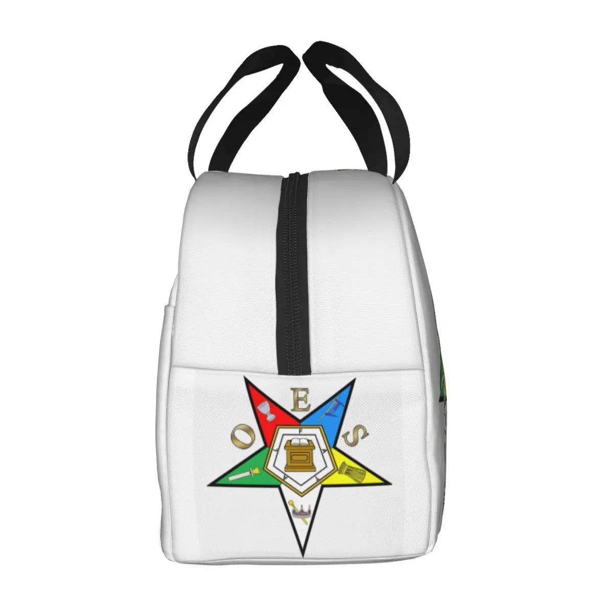 OES Lunch Bag - Thermal Foil Office Tote - Bricks Masons