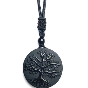 Ancient Israel Pendant - Tree Of Life Crystal Jade - Bricks Masons