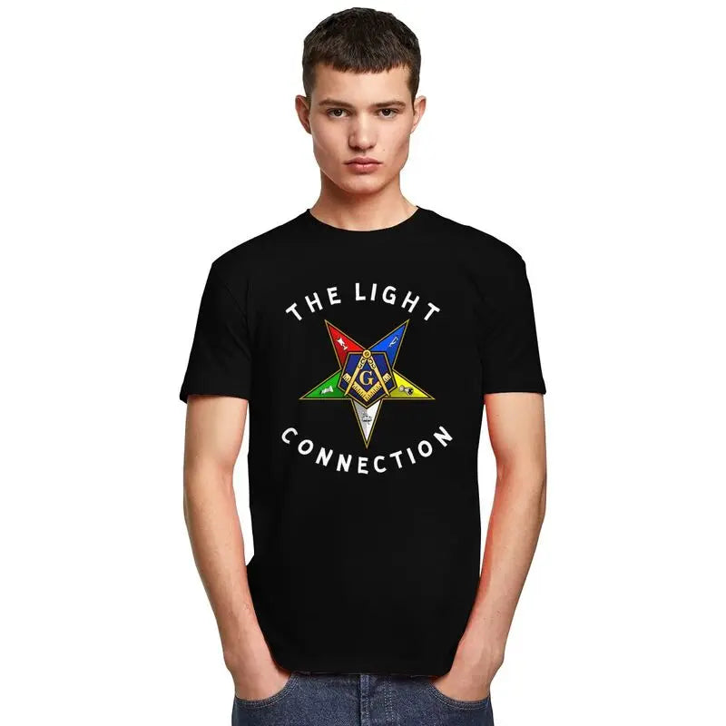 Worthy Patron OES T-Shirt - Men’s Short Sleeve Cotton Various Colors - Bricks Masons
